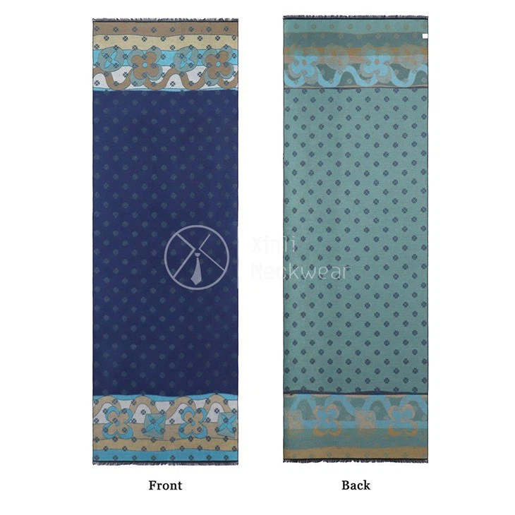 Mens Long Wool Scarf