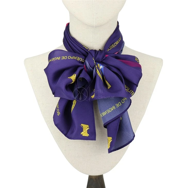 Long Rectangular Silk Scarf